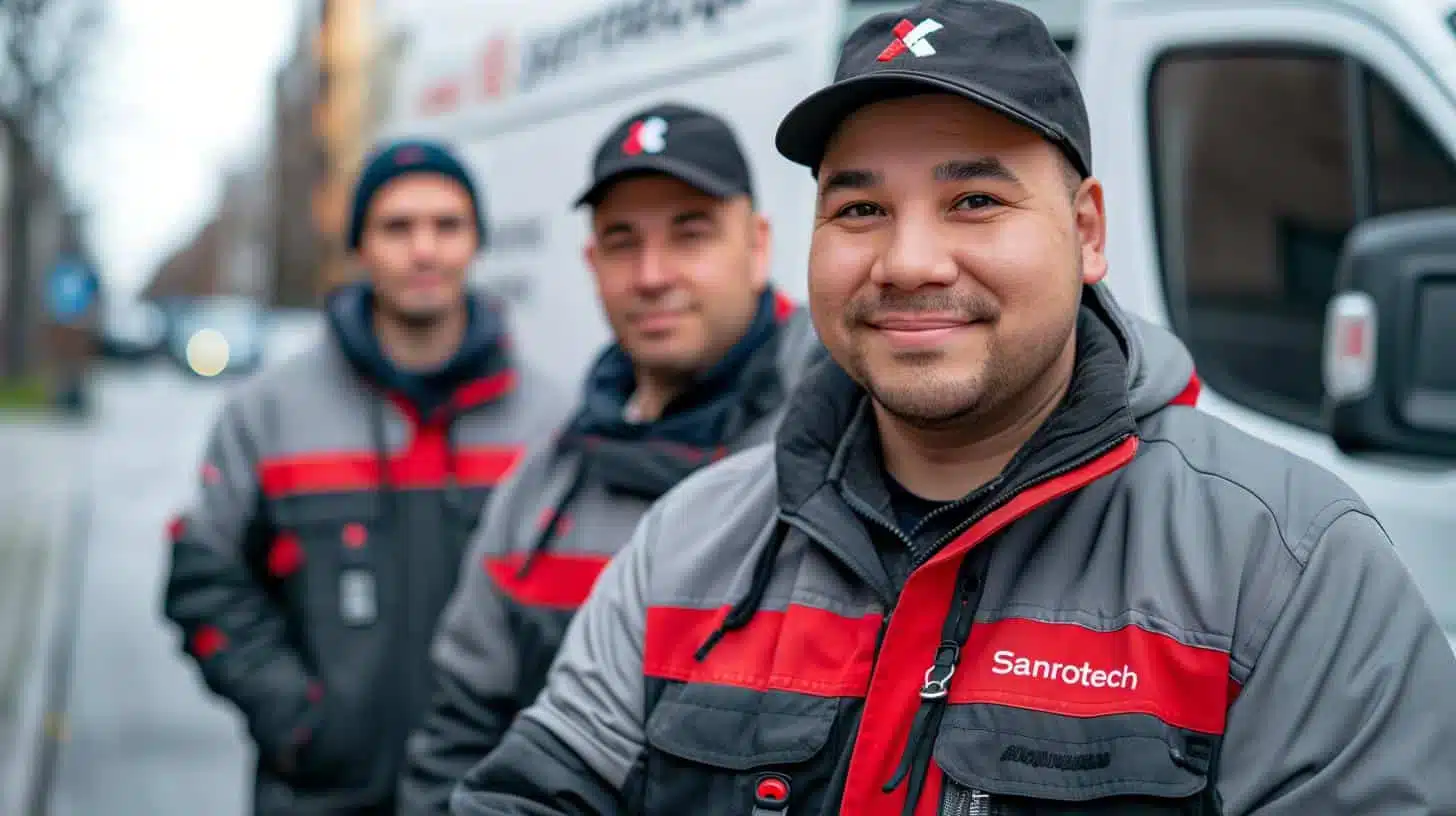 Rohrreingung Frankfurt Sanrotech Teamfoto